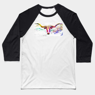 Longhorn Grunge Baseball T-Shirt